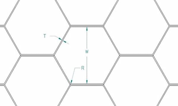 Honeycomb core configuration